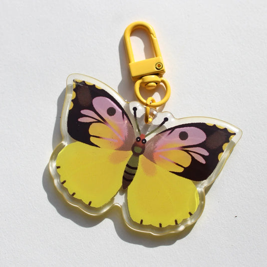 California Dogface Butterfly Acrylic Charm
