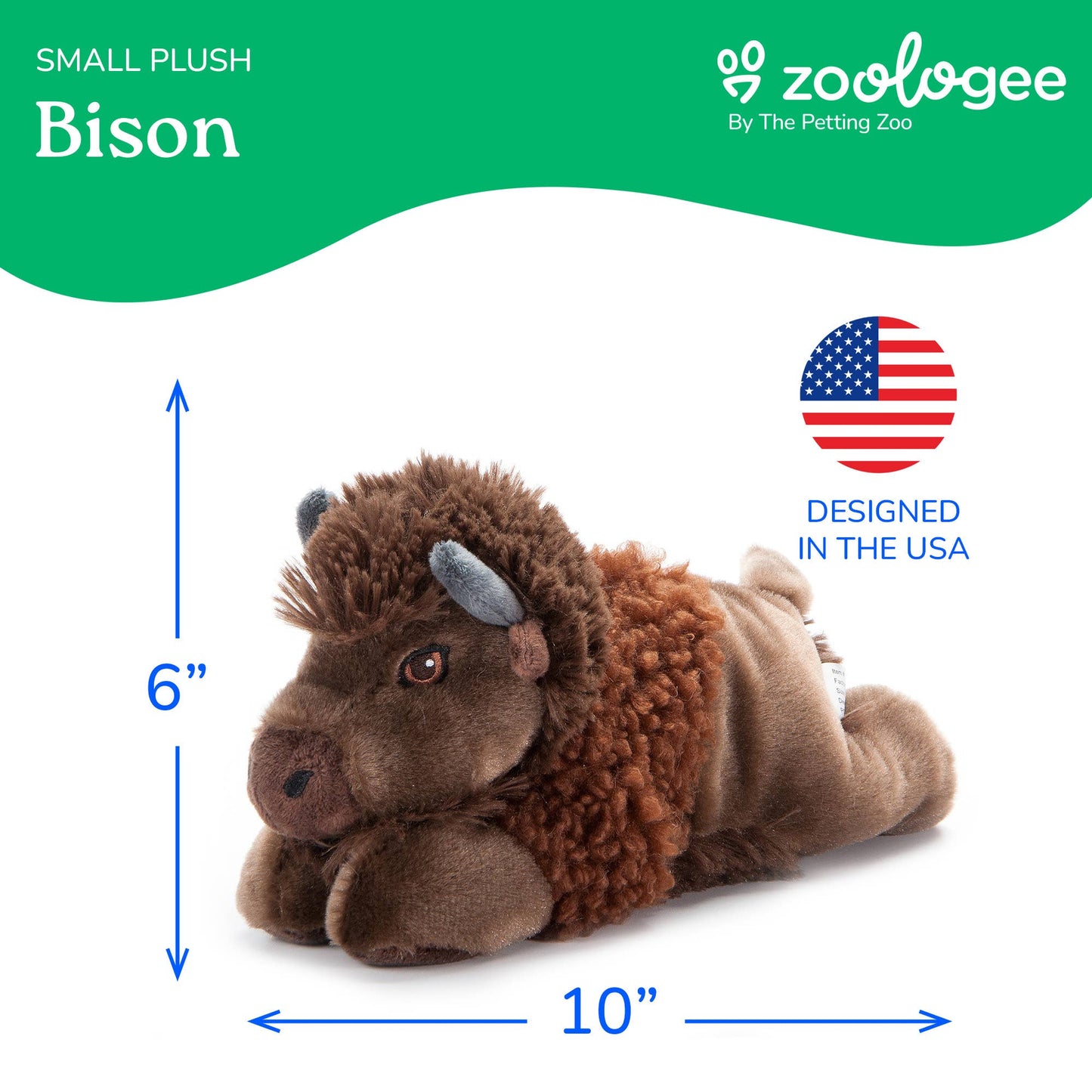 Bison Stuffed Animal - Small