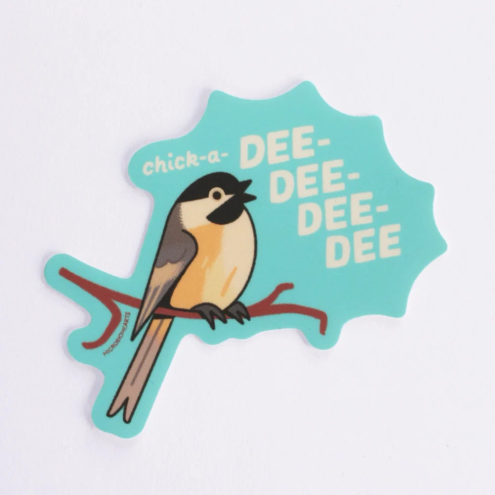 Chickadee Call Sticker