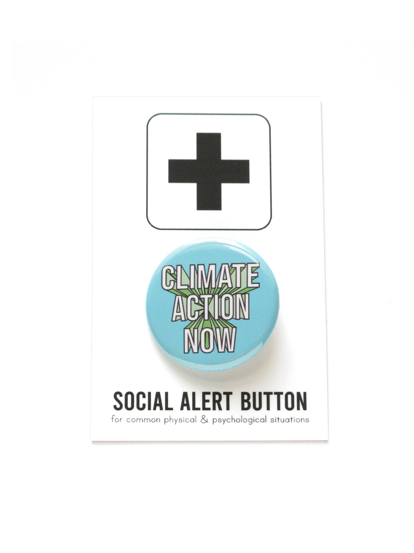 CLIMATE ACTION NOW Social Justice Pinback Buttons
