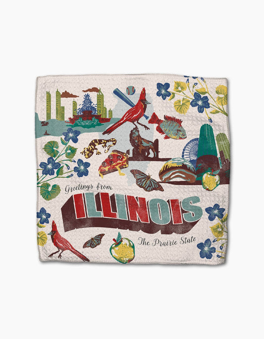 Greetings From Illinois - Dishcloth Set