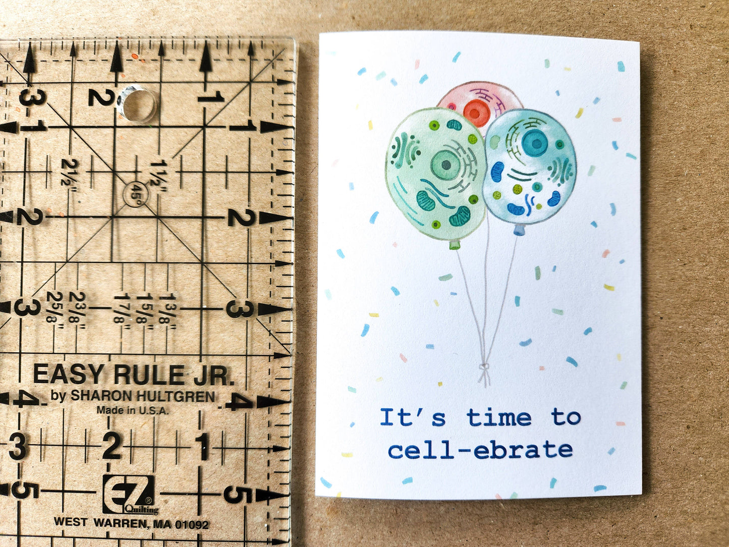 Time to Cell-ebrate Notecard