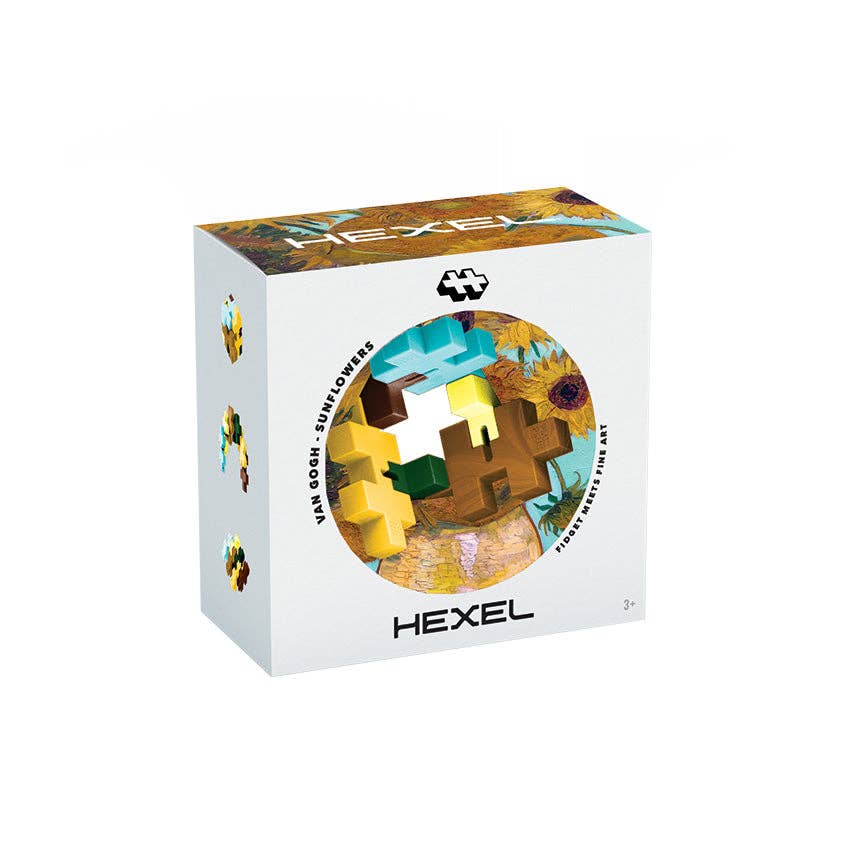 HEXEL Fidget Toy - Van Gogh - Sunflowers