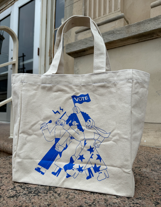 "Girls Who Vote" Tote Bag