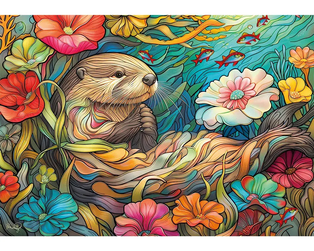Otter Oasis - Free From Puzzle Cut