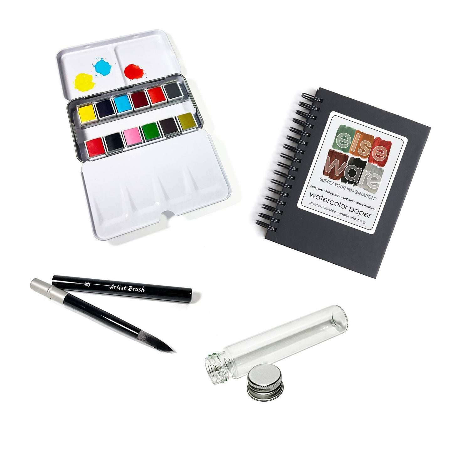 Watercolors To-Go kit Case