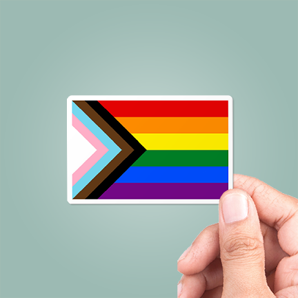 LGBTQ+ Pride Flag Sticker