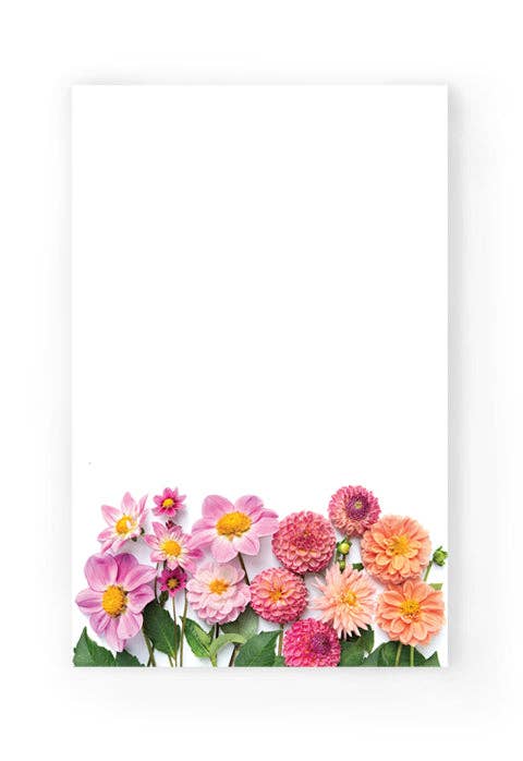 Dahlias Note Pad (Large)