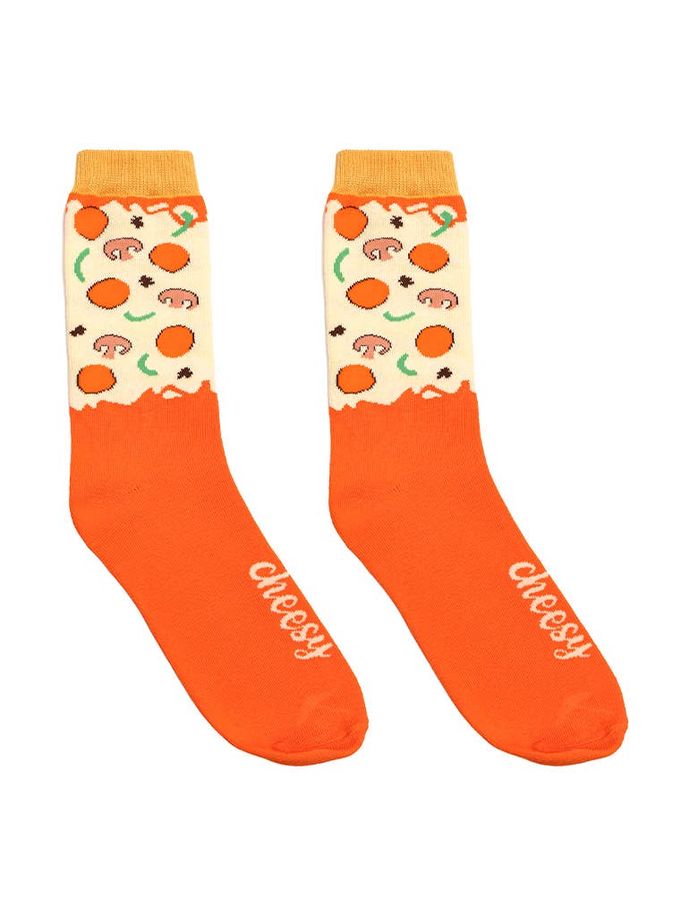 Pizza Slice 3D Packaged Crew Socks