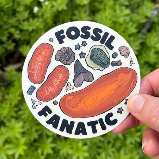 Fossil Fanatic Sticker