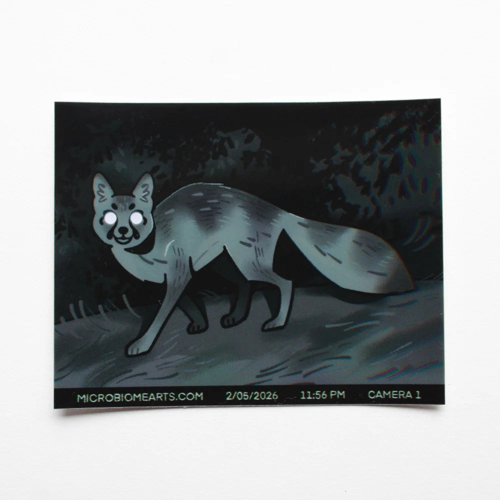 Trail Cam Fox Sticker