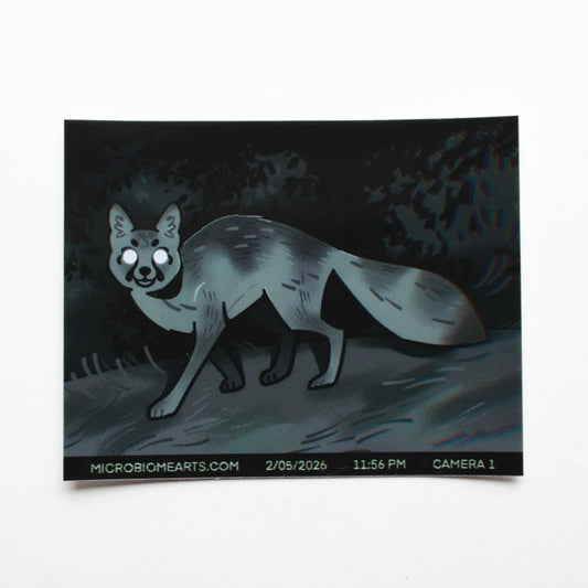 Trail Cam Fox Sticker