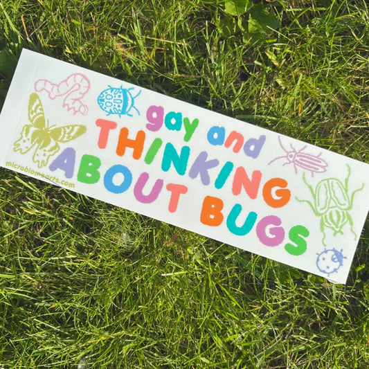 Gay Bugs Bumper Sticker