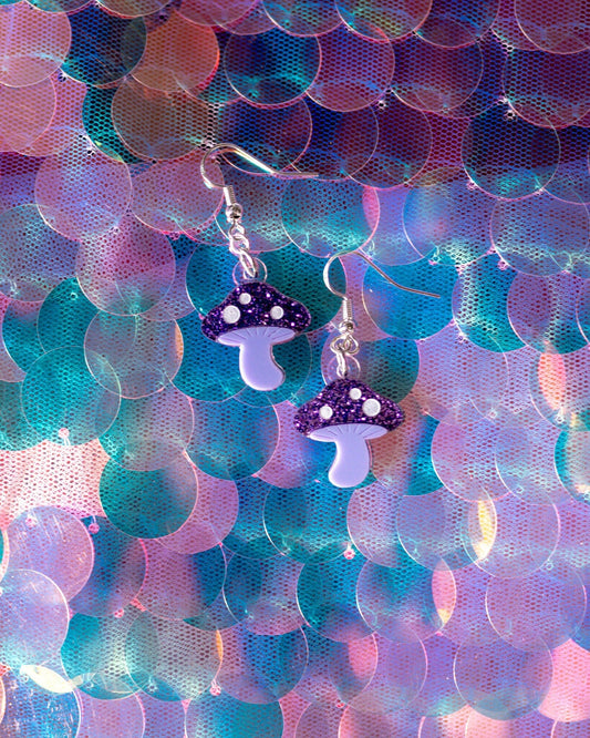 Magical Forest Mushroom Earrings