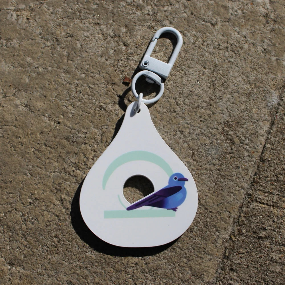 Purple Martin Birdhouse Acrylic Charm