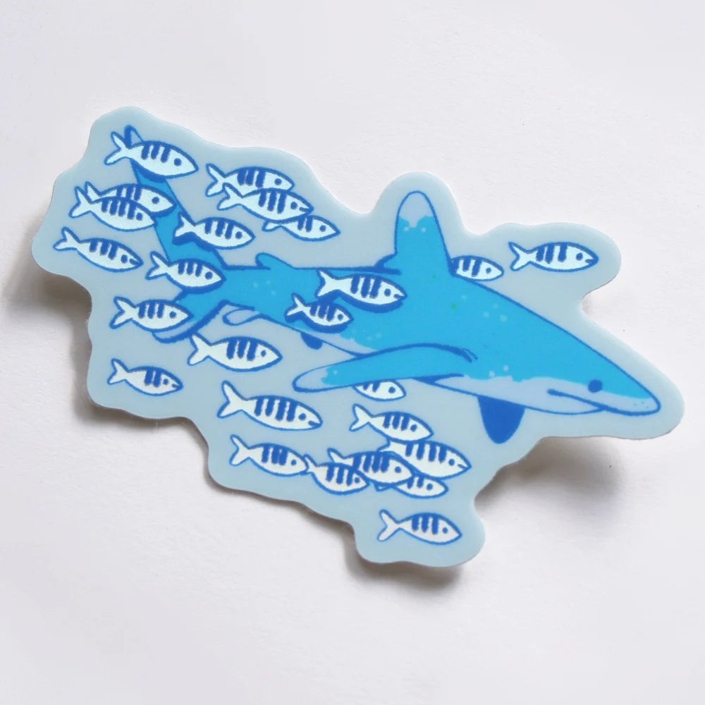 Whitetip Shark Sticker