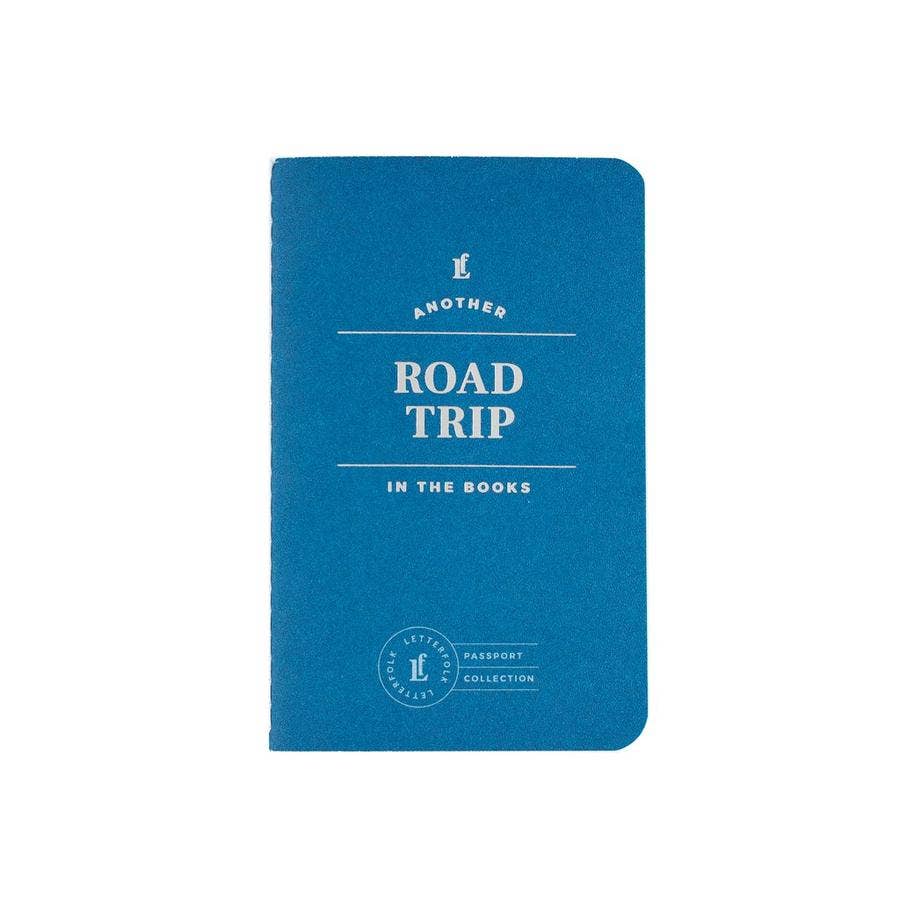 Cover image for Road Trip passport journal.