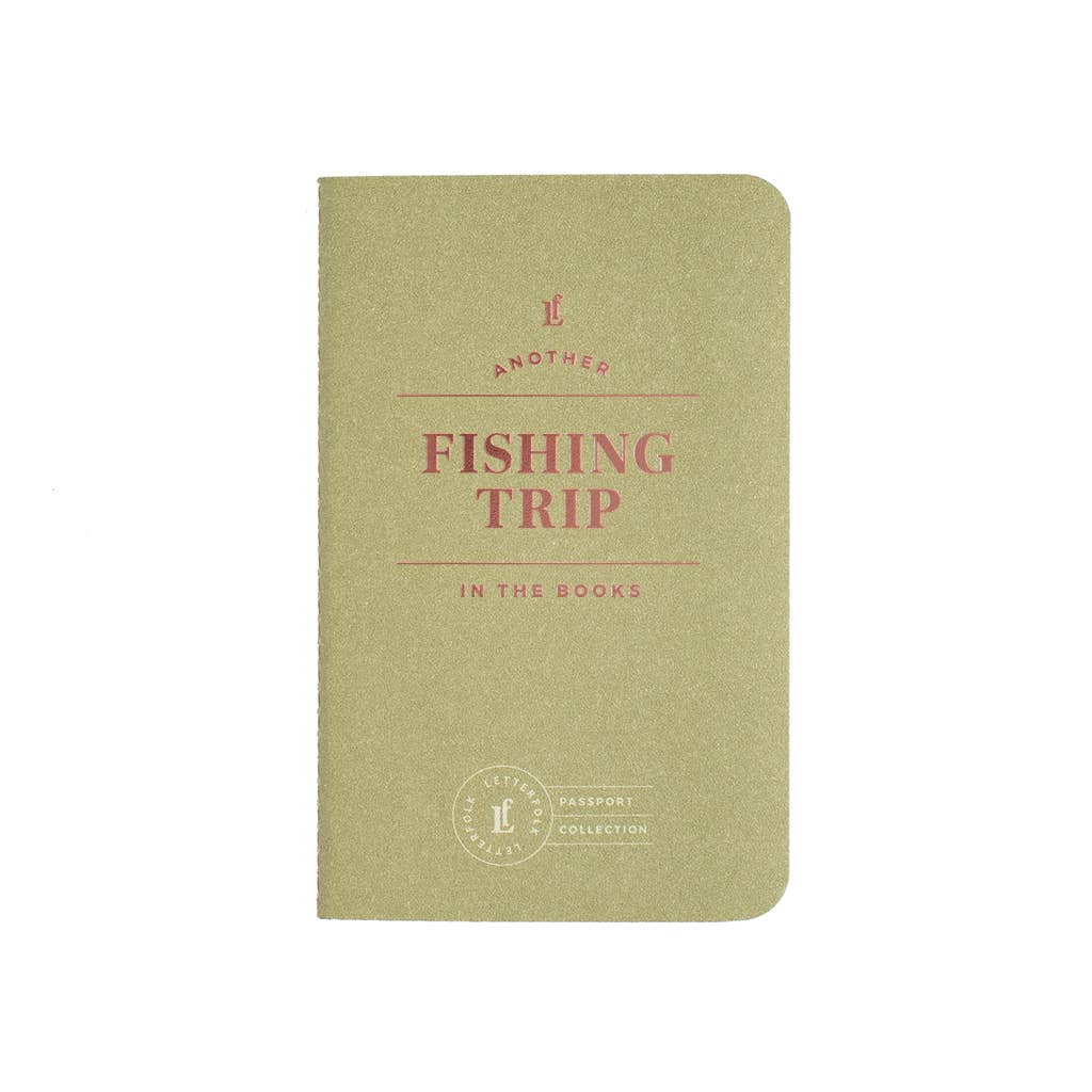 Image of cover of Fishing Trip passport jounal.