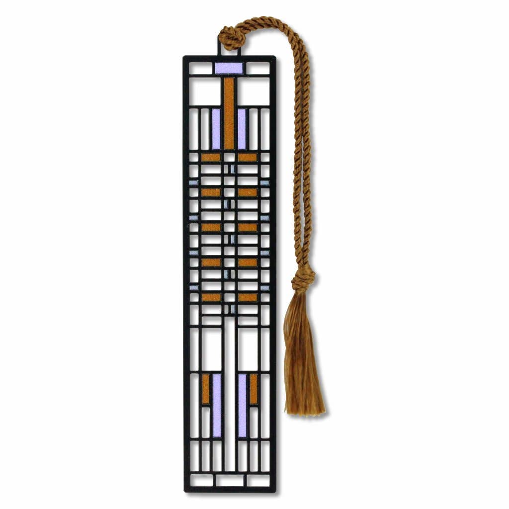 Image of the “Lawrence Dana House” Frank Lloyd Wright Metal Bookmark.