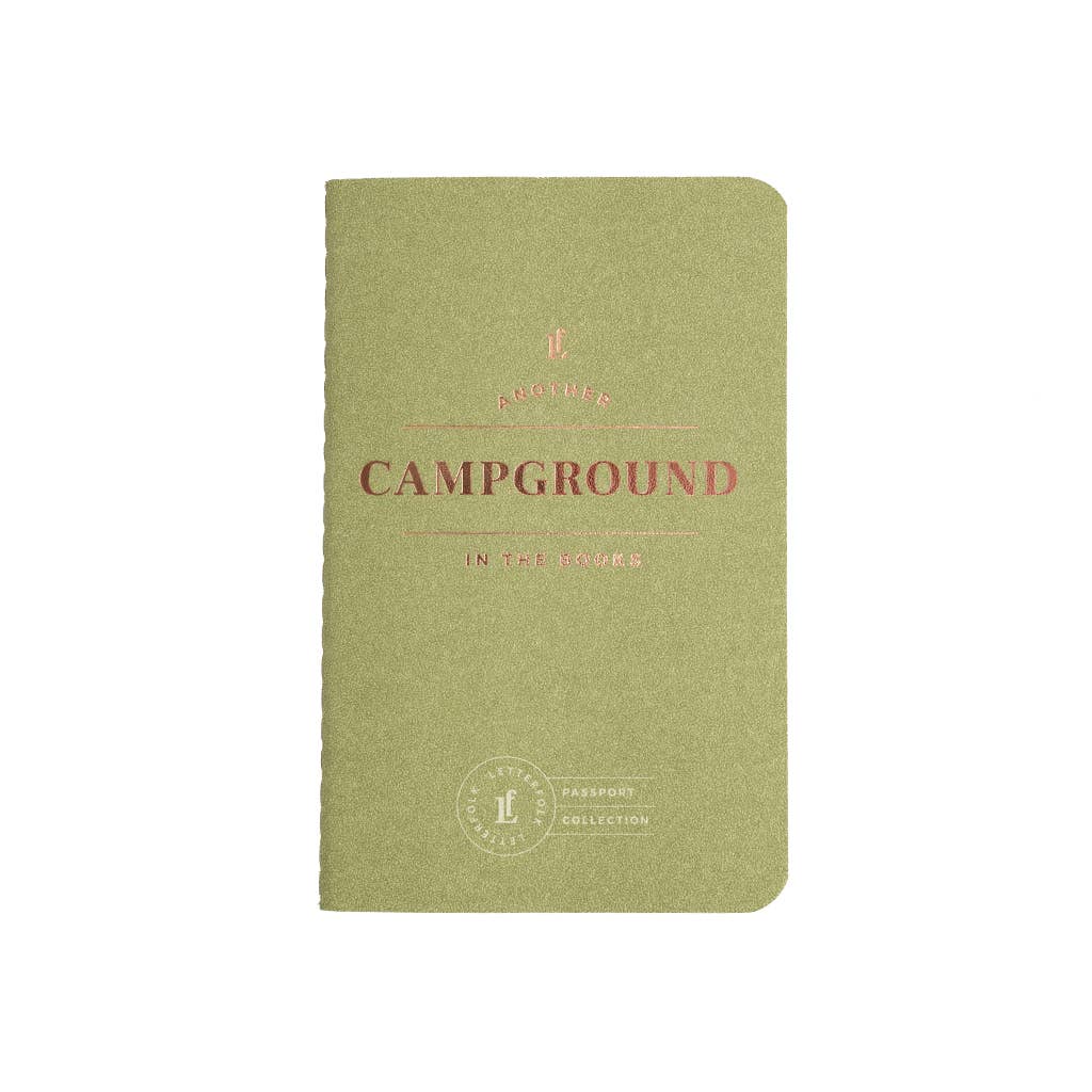 Cover of Campground passport journal.