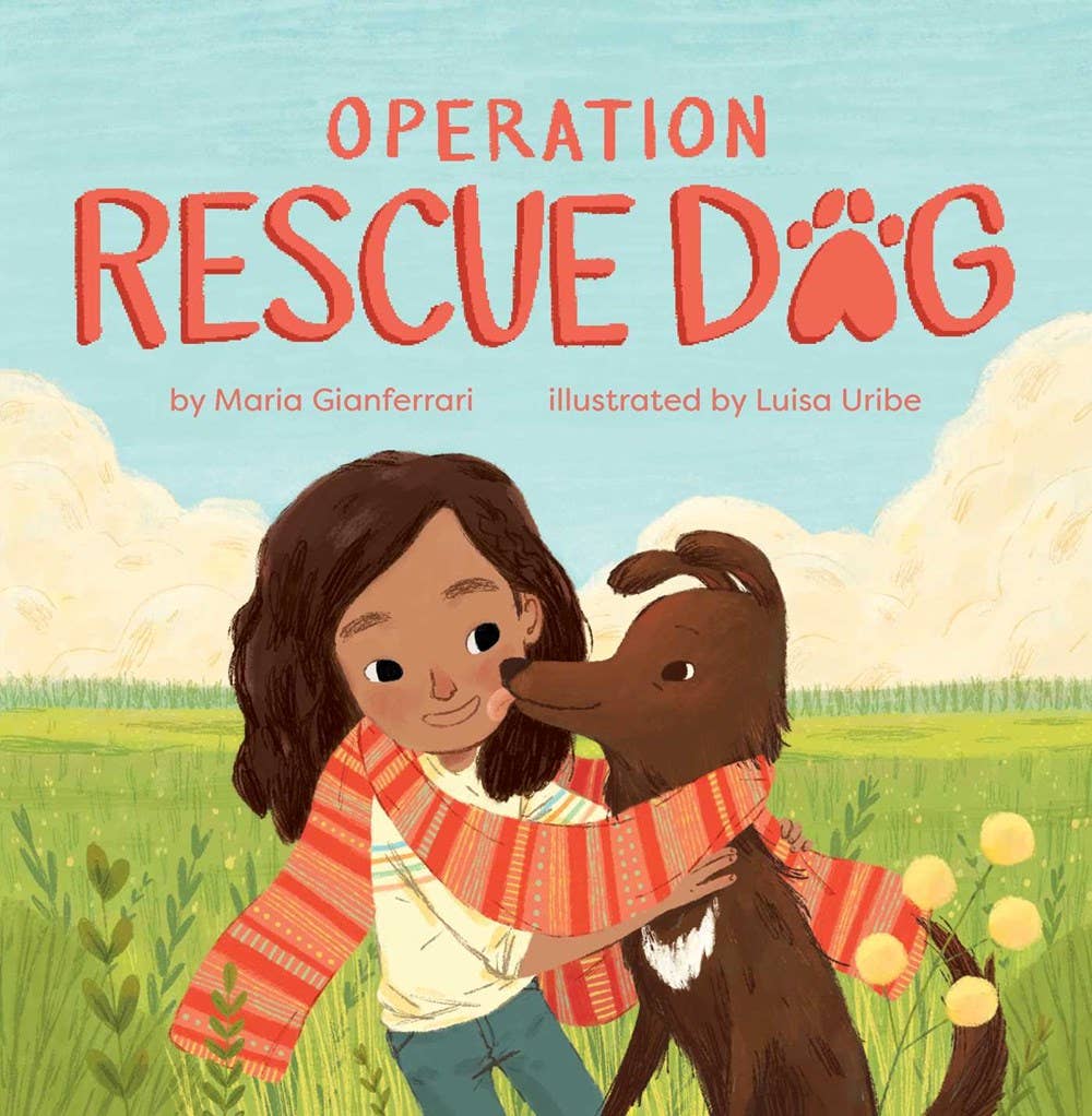 Cover photo for family book “Operation Rescue Dog”.