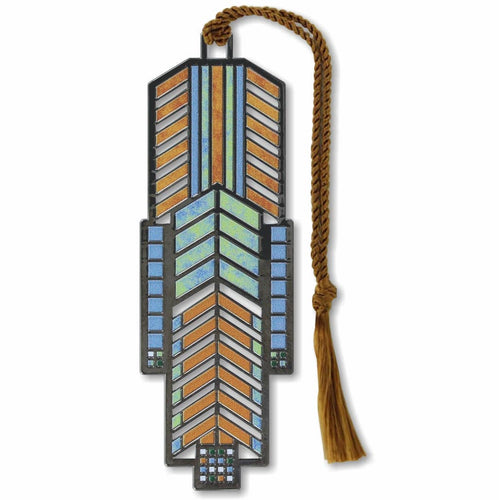 Image of the “Dana-Thomas House” Frank Lloyd Wright Metal Bookmark.