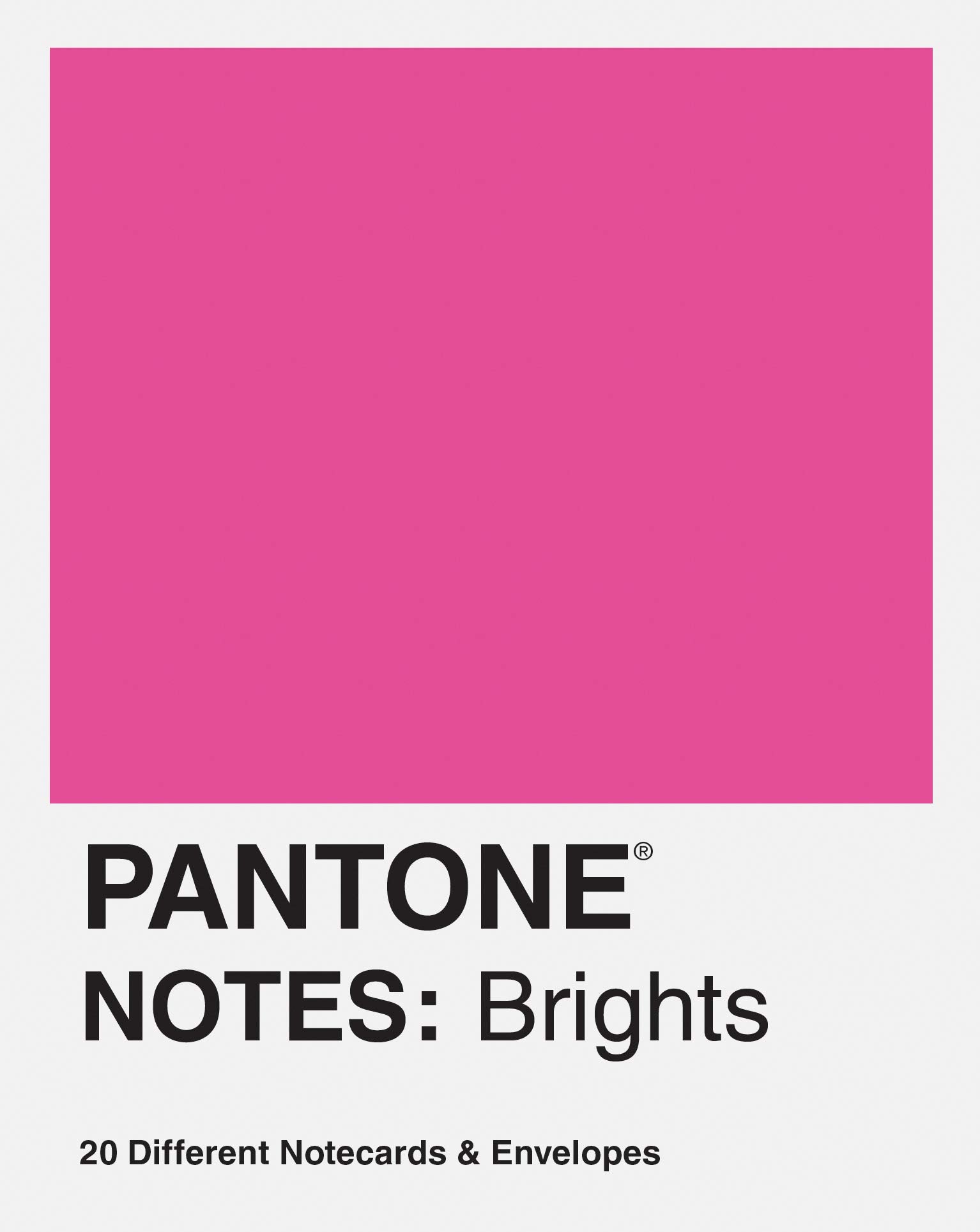 Stock image of Pantone Notes: Brights notecards box.