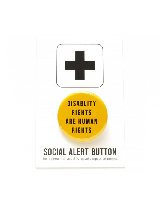 DISABILITY RIGHTS political pinback button