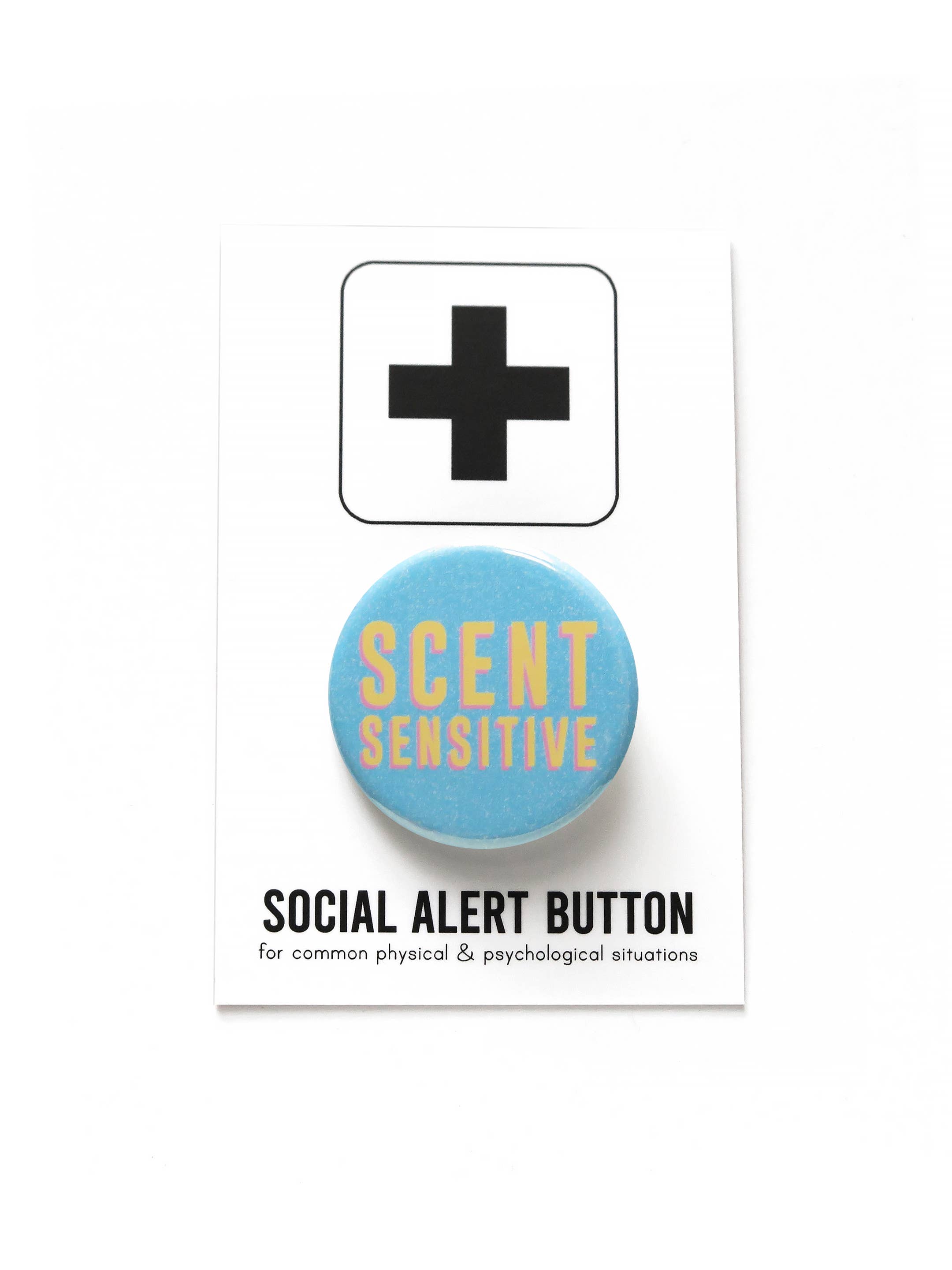 SCENT SENSITIVE Pinback Button – Illinois State Museum - the Shop