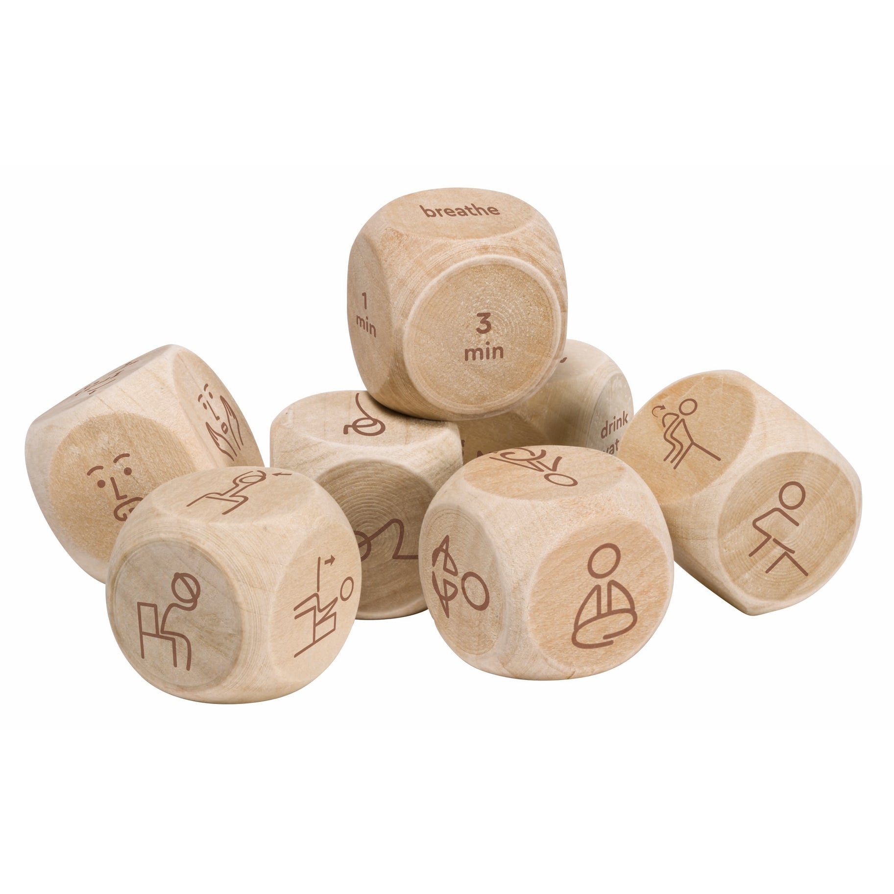 Hi There! Strike A Pose Yoga Dice – Illinois State Museum - the Shop
