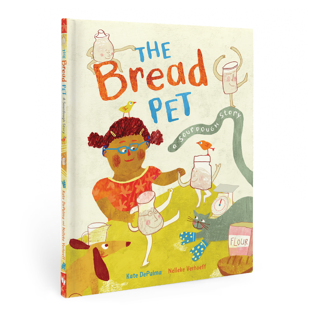 “The Bread Pet: A Sourdough Story” family book cover.