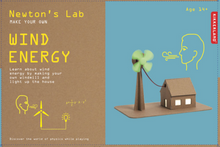 Load image into Gallery viewer, Photo of the retail box cover for Newton’s Lab Wind Energy Kit.
