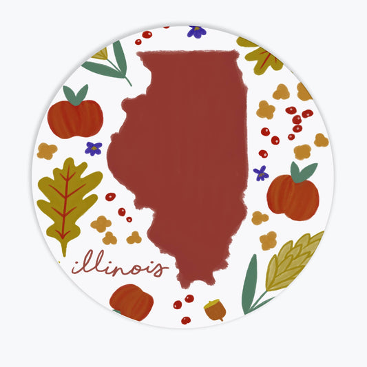 Illinois Fresh State - Decal (Indoor/Outdoor)