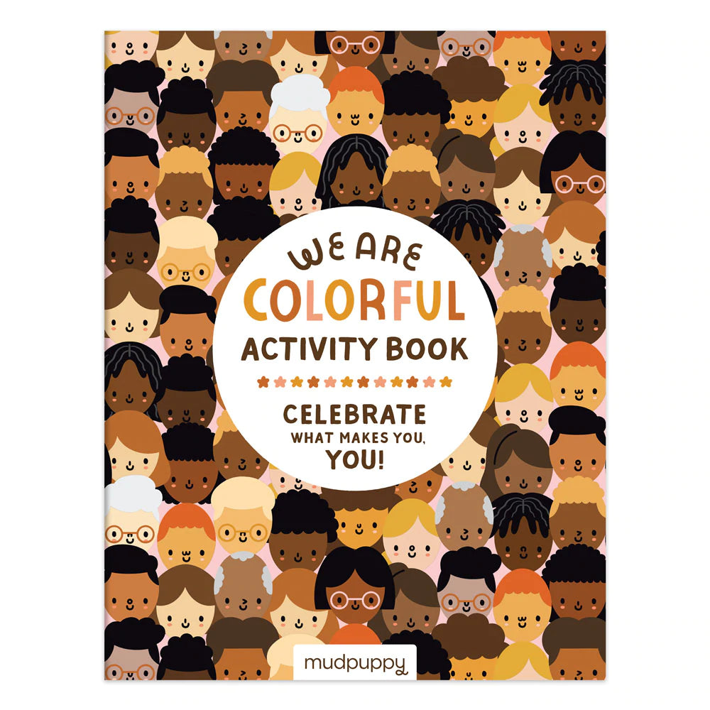 Stock image of the cover of the “We Are Colorful” Activity Book.