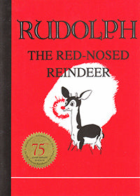 Cover photo for retro family book “Rudolph the Red-Nosed Reindeer”.