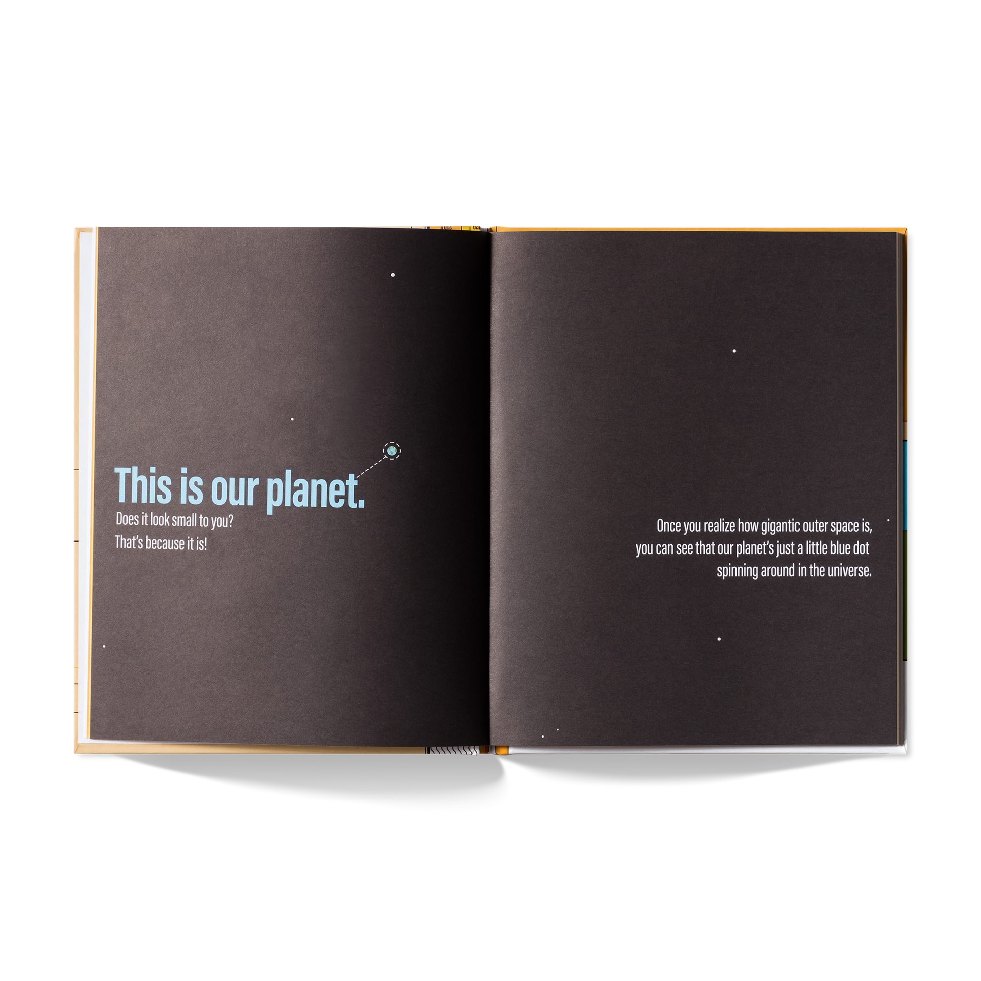 Sample pages from “A Kids Book About Climate Change”