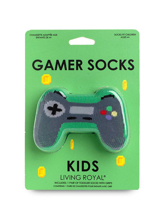 Kids Gamer 3D Packaged Crew Socks