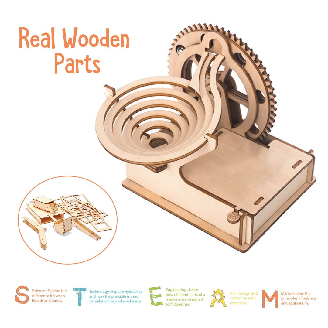 Example build from the “STEAM Activity Bag: Encourage Innovation”.