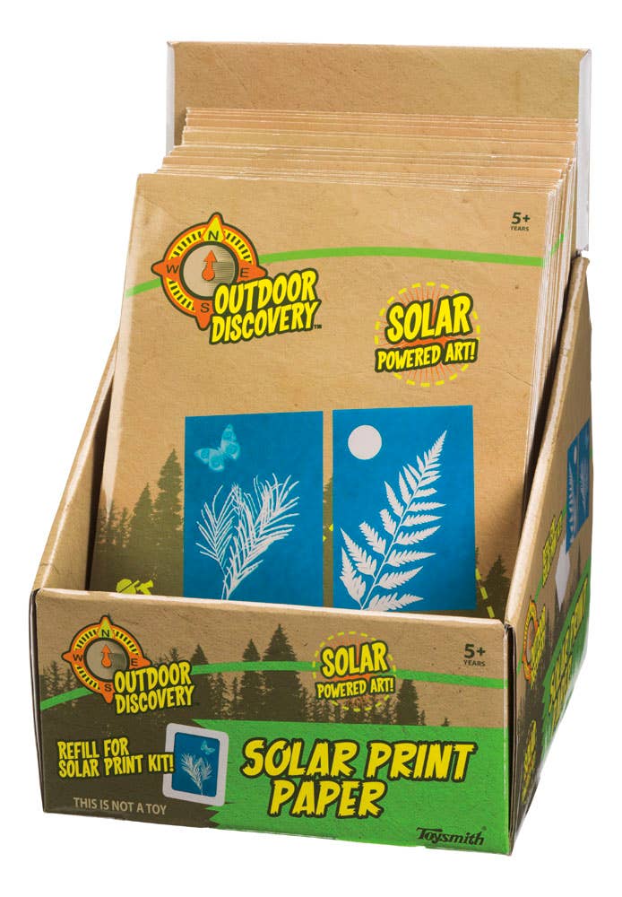 Outdoor Discovery Solar Print Paper in packaging.