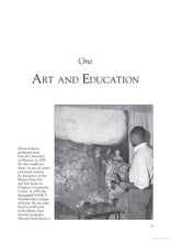 Load image into Gallery viewer, “Art and Education” chapter start page from “African Americans in Springfield” book.
