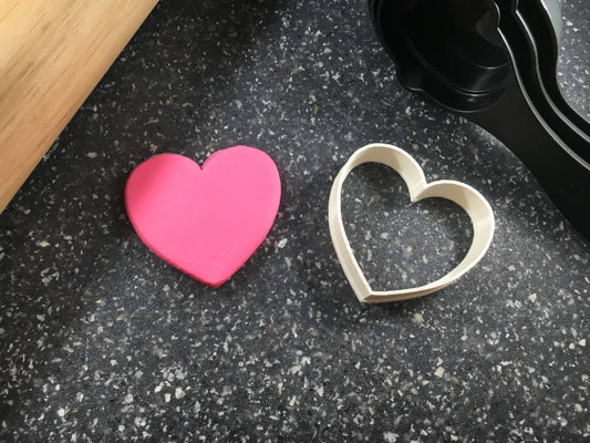 Heart Outline Cookie Fondant Cutter - 3 inch