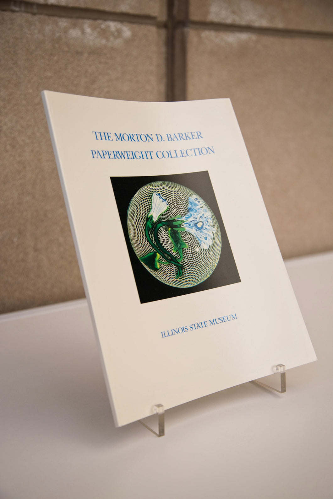 Image of the cover of the book “The Moron D. Barker Paperweight Collection”.