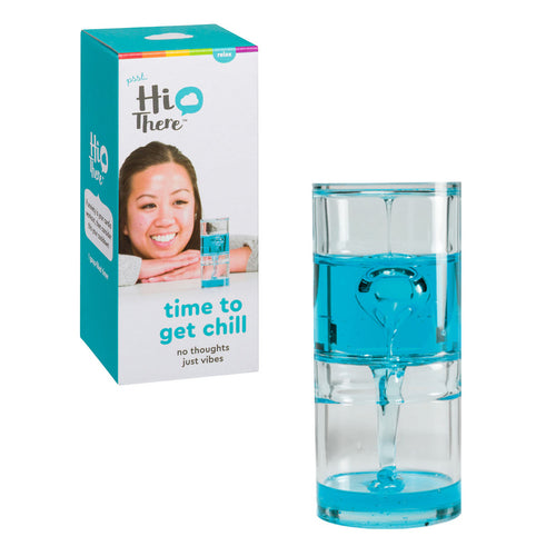 Photo of “Time To Get Chill”, next to its box retail packaging, on a white background.