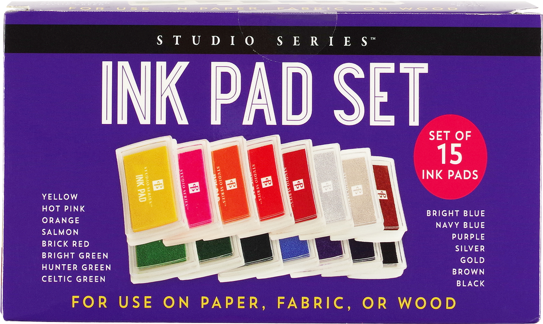 The box packaging for the Ink Pad Set.