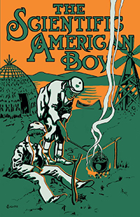 The cover image for “The Scientific American Boy” book.