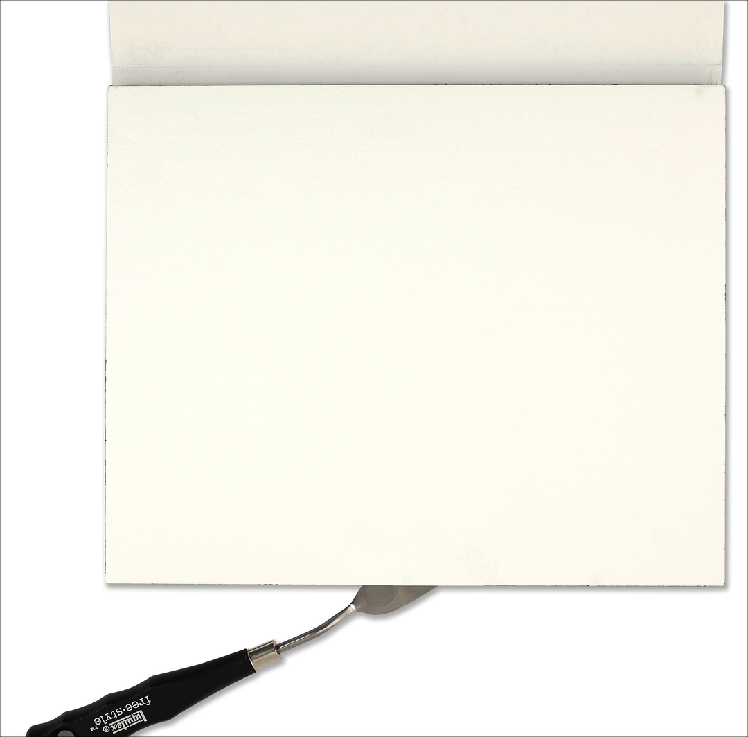 A sample blank page in the STUDIO SERIES Watercolor Paper Block.