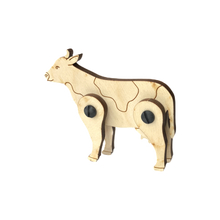 Load image into Gallery viewer, Photo of the “Cow” Animal DIY Kit, fully built.

