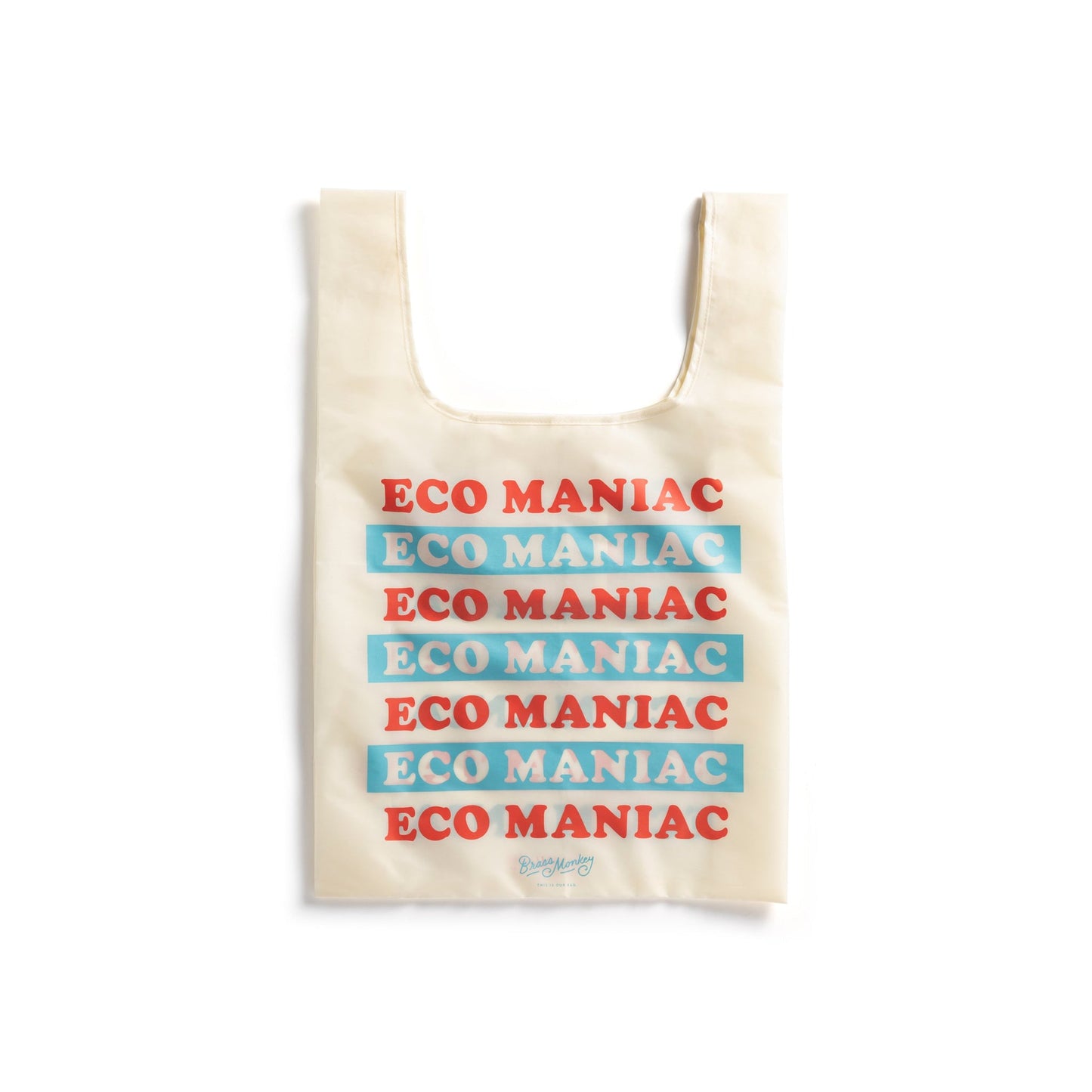 Stock image of Ego Maniac tote bag.