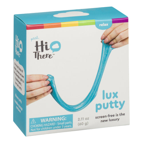Image of the “Lux Putty” box packaging.
