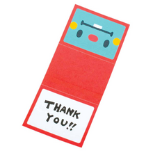 Load image into Gallery viewer, Thank You message piece from Wooden Greeting Card.
